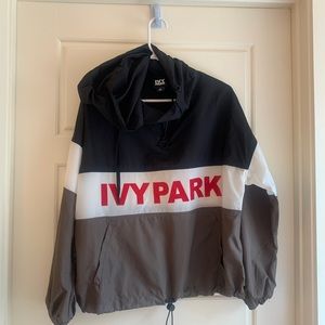 ivy park wind breaker pullover